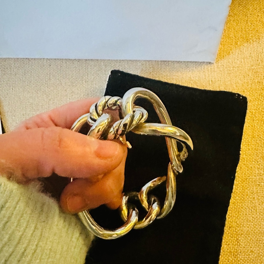 David Yurman Continuance Silver Bracelet - Picture 2 of 6